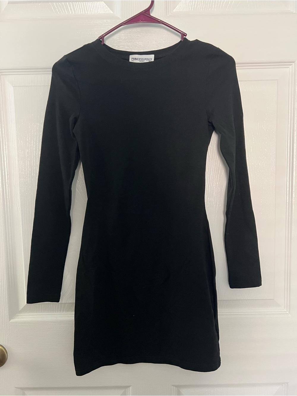 Princess Polly Black Long Sleeve Bodycon Dress